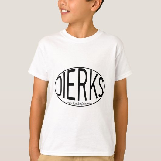 Dierksの楕円形 Tシャツ (正面)