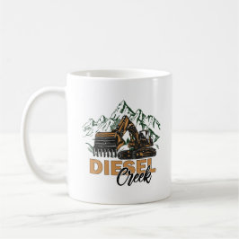Diesel creek in montain コーヒーマグカップ