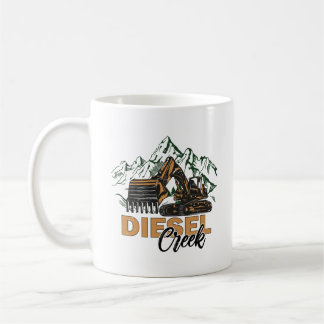 Diesel creek in montain コーヒーマグカップ