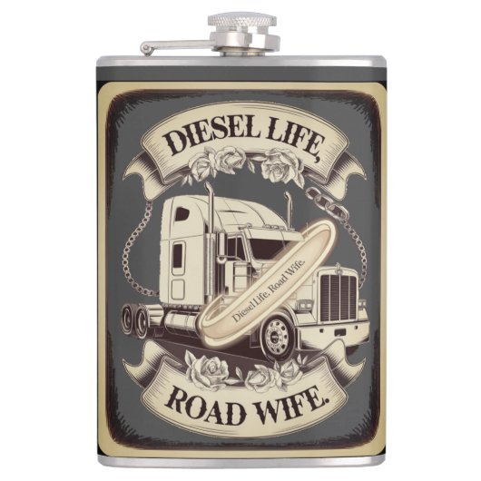 Diesel Life...Road Wife フラスク (正面)