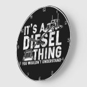 Diesel Thing：理解できない ラージ壁時計 (傾斜)