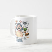 Diet Humor Mug – For the Hungry and Honest Soul" コーヒーマグカップ (正面左)