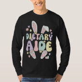 Dietary Aide Easter Bunny Dietary Aide Easter Day Tシャツ (正面)