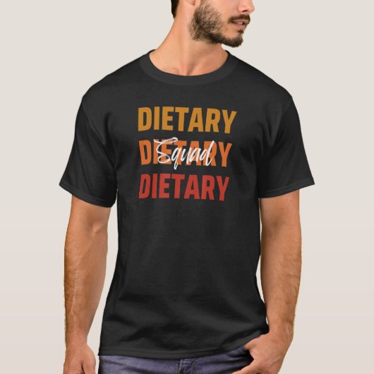 Dietary Squad Dietary Aide Rock Team Tシャツ (正面)