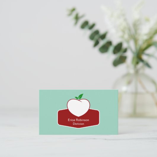 Dietician Weight Management Business Cards 名刺 (スタンド正面)