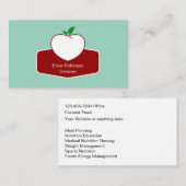Dietician Weight Management Business Cards 名刺 (正面/裏面)