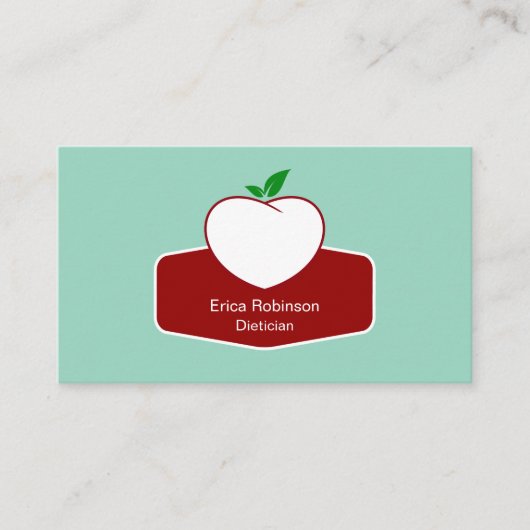 Dietician Weight Management Business Cards 名刺 (正面)