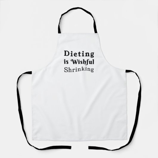 Dieting is Wishful Shrinking エプロン (正面)