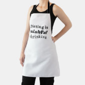 Dieting is Wishful Shrinking Apron エプロン (インサイチュ)