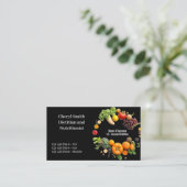 Dietitian Nutritionist fruit vegetable color photo 名刺 (スタンド正面)