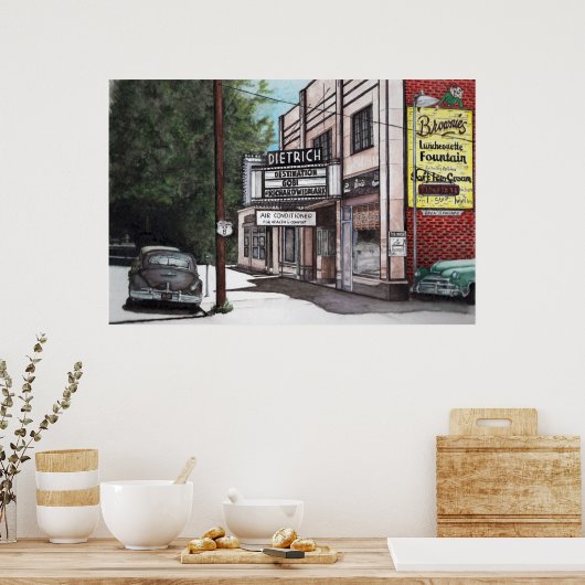 dietrich theatre by dlee ポスター (キッチン)