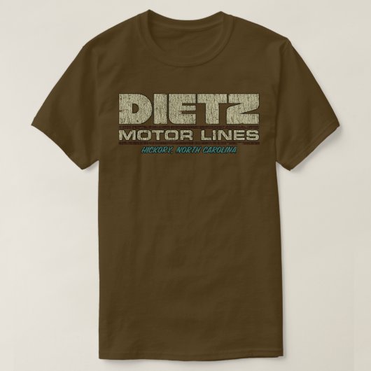 Dietzモーターライン1948 Tシャツ (デザイン正面)