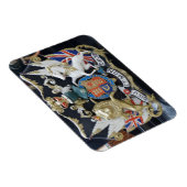 Dieu Et.Mon Droit 3"x4"マグネット マグネット (右側)