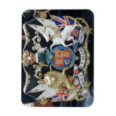 Dieu Et.Mon Droit 3"x4"マグネット マグネット (縦)