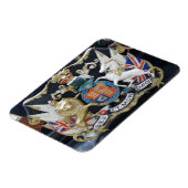 Dieu Et.Mon Droit 3"x4"マグネット マグネット (左側)