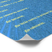 Diez Mandamientos – エアロゾルアズールポスター2 ポスター (角)