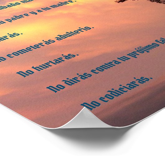 Diez Mandamientos - Cielo Poster ポスター (角)