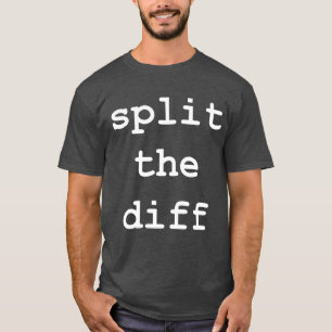 Diffを裂いて下さい Tシャツ