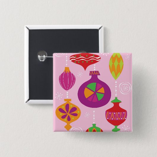 diffeで図解入りの、写真付きのな多数のクリスマスの装飾 缶バッジ (正面&裏面)