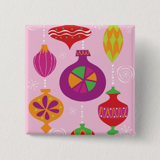 diffeで図解入りの、写真付きのな多数のクリスマスの装飾 缶バッジ (正面)