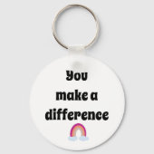 Difference Keychain キーホルダー (正面)