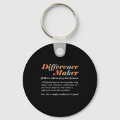 Difference Makerの定義 キーホルダー (正面)