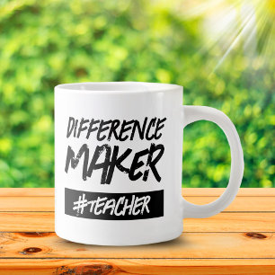 Difference Makerハッシュタグジョブタイトル ジャンボコーヒーマグカップ