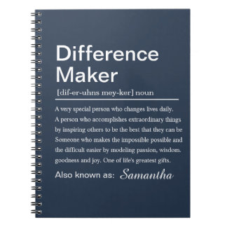 Difference Maker Definition ノートブック