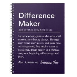 Difference Maker Definition ノートブック