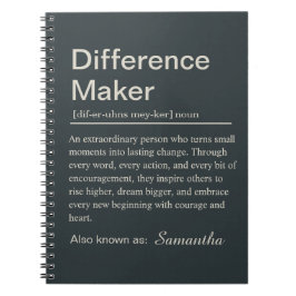Difference Maker Definition ノートブック