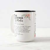 Difference Maker Definition Appreciation for her ツートーンマグカップ (正面左)