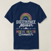 Difference Maker Mental Health Counselor790 321 Tシャツ (デザイン正面)