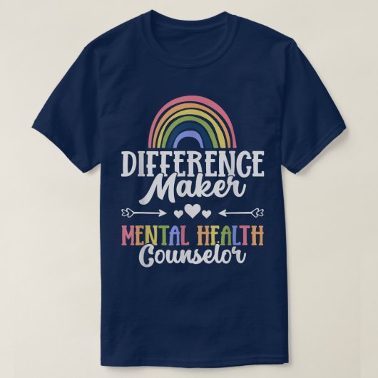 Difference Maker Mental Health Counselor790 321 Tシャツ (デザイン正面)