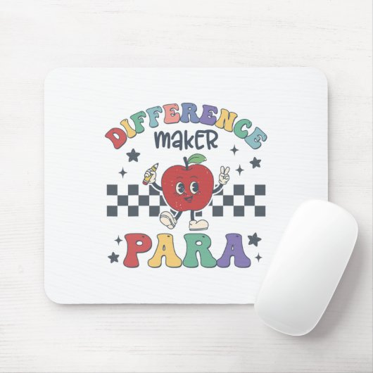 Difference Maker Para Teacher Paraprofessional Par マウスパッド (マウス)