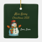 Different Abilities, Same Christmas Magic セラミックオーナメント (裏面)