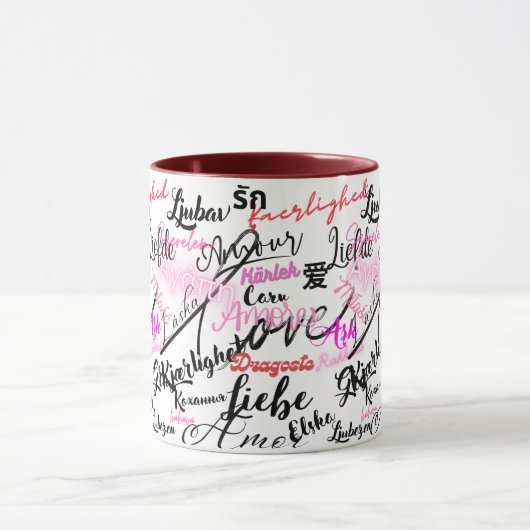 different Languages same thing  マグカップ (中央)