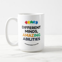 Different Minds Amazing Abilities Awareness Art コーヒーマグカップ