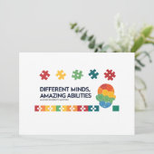 Different Minds Amazing Abilities Awareness Art シーズンカード (スタンド正面)