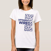 Differently Wired – Autism Awareness Month Blue Tシャツ (正面)
