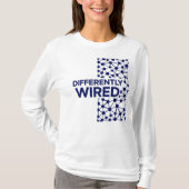 Differently Wired – Autism Awareness Month Blue Tシャツ (正面)