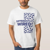 Differently Wired – Autism Awareness Month Blue Tシャツ (正面)