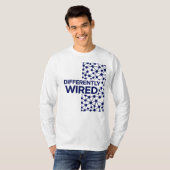 Differently Wired – Autism Awareness Month Blue Tシャツ (正面フル)