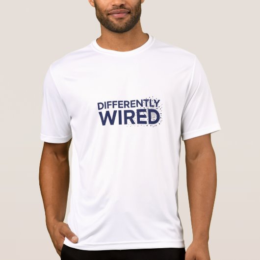 Differently Wired – Autism Awareness Month Blue  Tシャツ (正面)