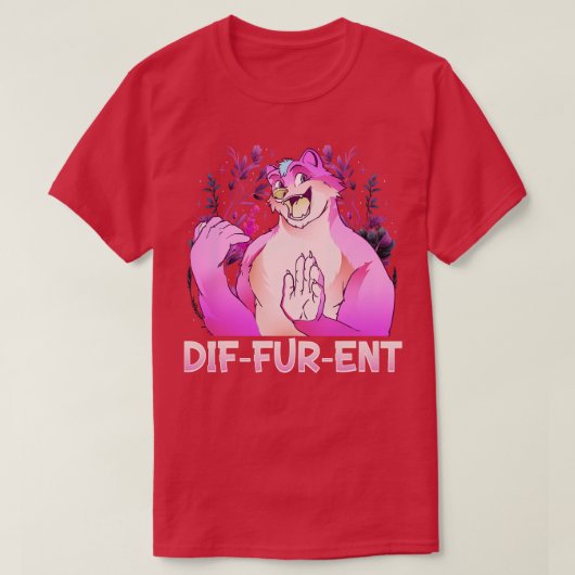 DifFurEnt I Fandom I Furriesコスプレ1 Tシャツ (デザイン正面)