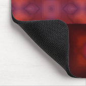 Diffuse Dark Red Tartan Pattern マウスパッド (コーナー)