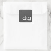 dig Architectureのシール スクエアシール (バッグ)