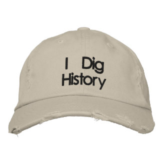 Dig History Hatで刺繍金属を検出 刺繍入りキャップ