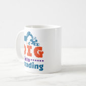 Dig Into 読's Librarian Library コーヒーマグカップ (正面左)