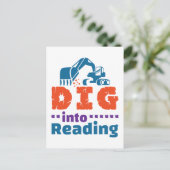 Dig Into 読's Librarian Library ポストカード (スタンド正面)