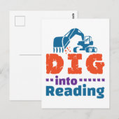 Dig Into 読's Librarian Library ポストカード (正面/裏面)